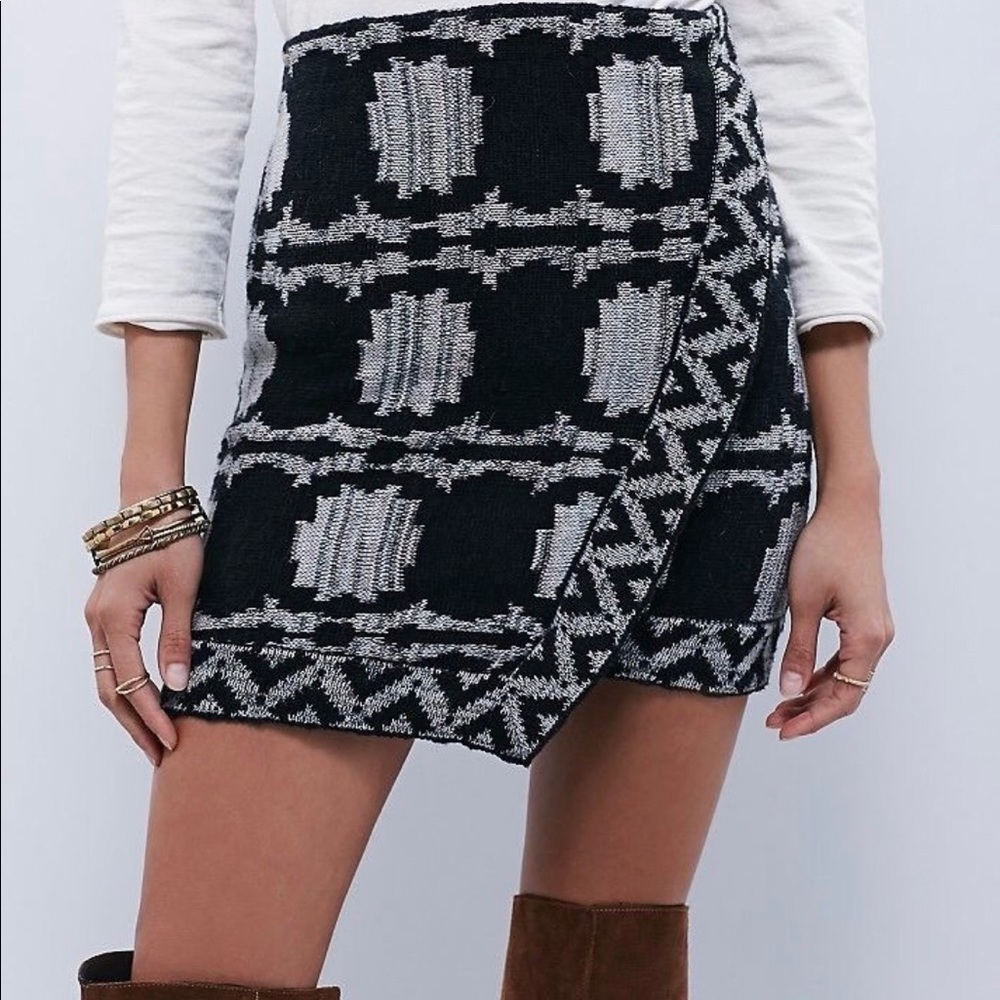 Free People wrapped in your blanket skirt